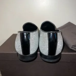 Corthay
Oscar Glitter Leather Slip-On Shoes Corthay Oscar Glitter Leather Slip-on Shoes In Silver  main image 2